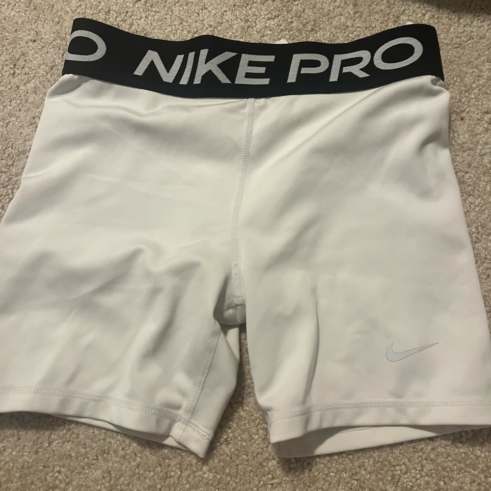 Nike Pro Women's White Shorts